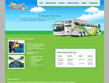 Tablet Screenshot of expresopanama.com